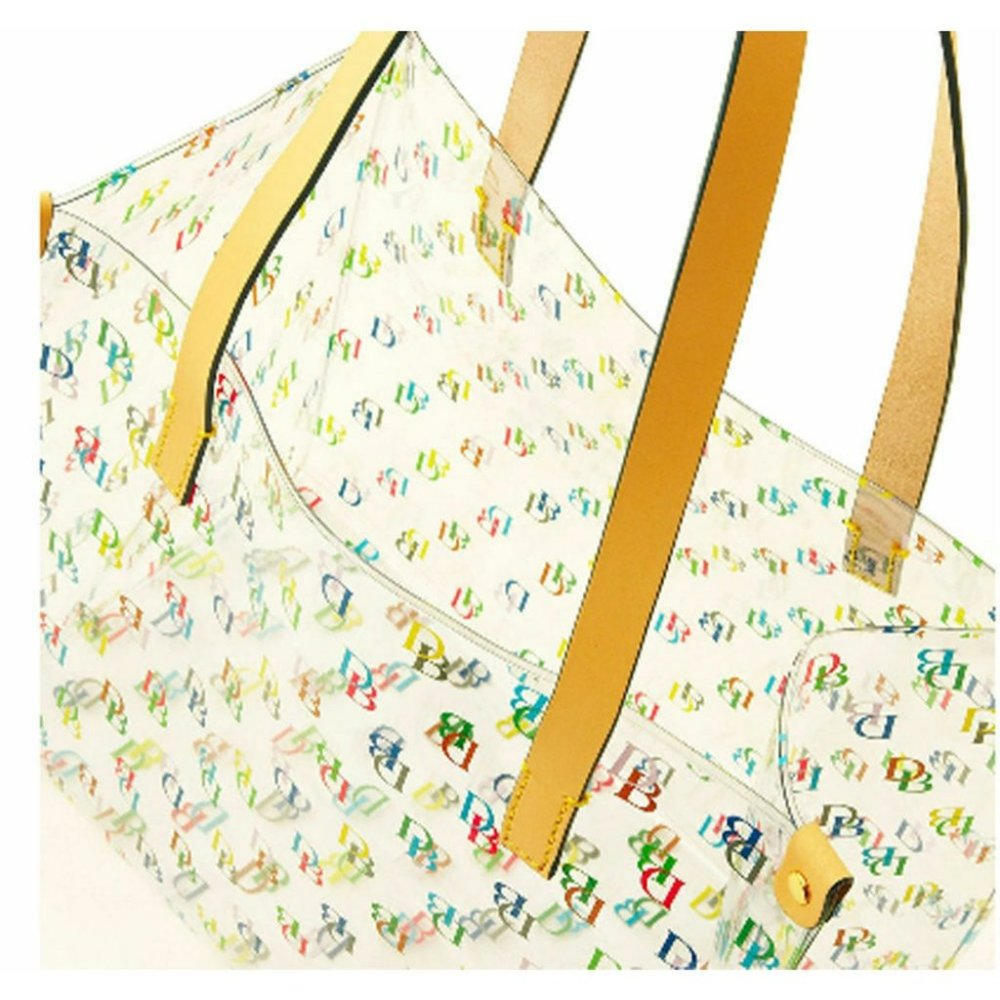 NWT Dooney Bourke Clear IT Medium Shopper Bag Purse Tote - Picture 2 of 3